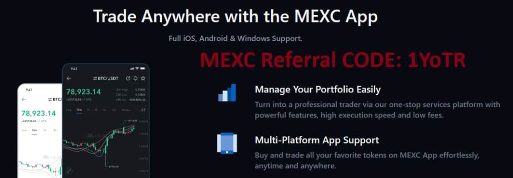 Trade Anywhere with the MEXC App
