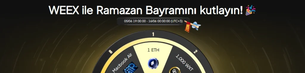 WEEX ile Ramazan Bayramını kutlayın!